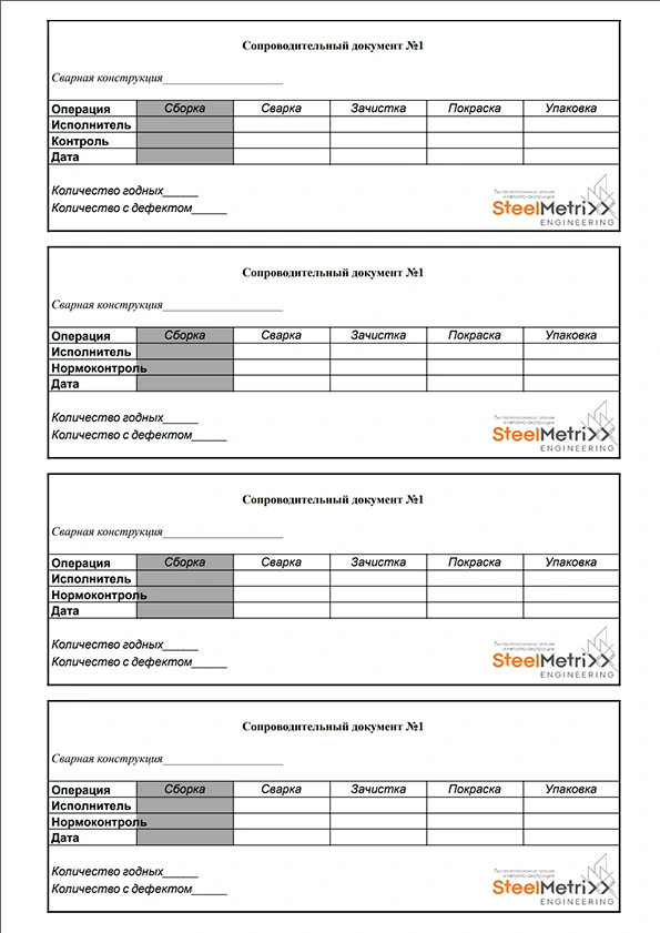 Листы контроля